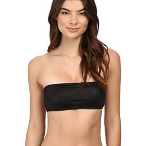 Billabong strapless black bikini top